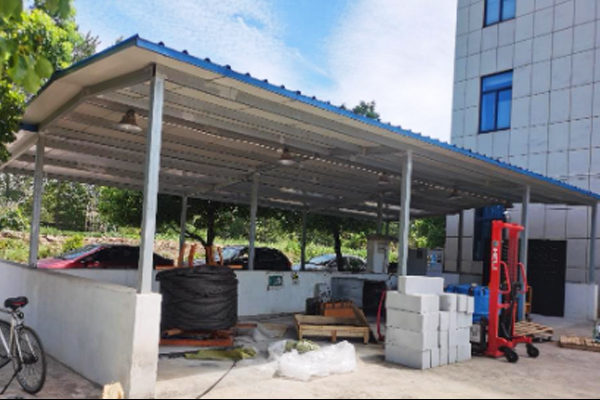 鋼結(jié)構(gòu)材料棚檢測