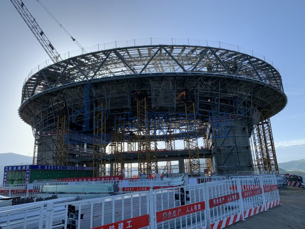 北京冬奧會鋼結(jié)構(gòu)場館檢測現(xiàn)場