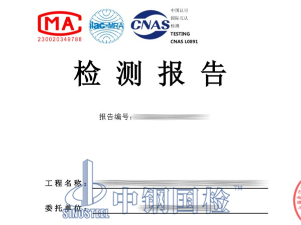 鋼結(jié)構(gòu)屋面承載力檢測報(bào)告