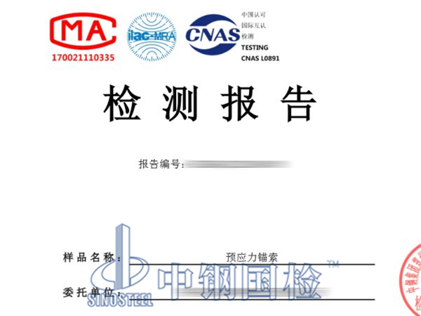 預(yù)應(yīng)力錨索檢測報(bào)告