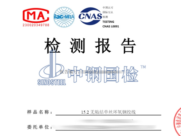 預(yù)應(yīng)力錨索張拉檢測報告