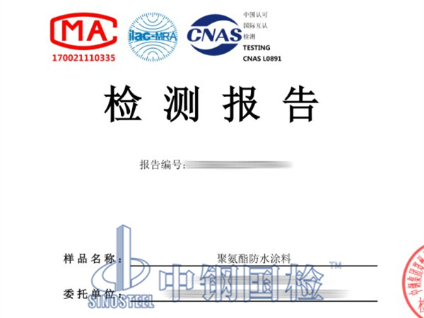 涂料檢測(cè)報(bào)告
